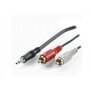 ADJ 300-00005 Audio Cable, 3.5mm -> 2x RCA, 1.5m, Black