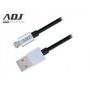ADJ 110-00089 Reversible USB 2.0/Micro USB Cable AI219, 1.5m, Nylon