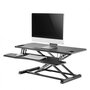 Neomounts by Newstar NS-WS300BLACK Sit-Stand Desktop Workstation, 17 kg, 11 - 51 cm, Black