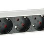 Equip 333309 7-Outlet German Power Distribution Unit w/ Surge Protection+Switch, Type F, 1.5 mm²