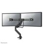 Neomounts by newstar DS75-450BL2 Screen Desk Mount, 2 screens, 17 - 32 inch, Topfix clamp & grommet